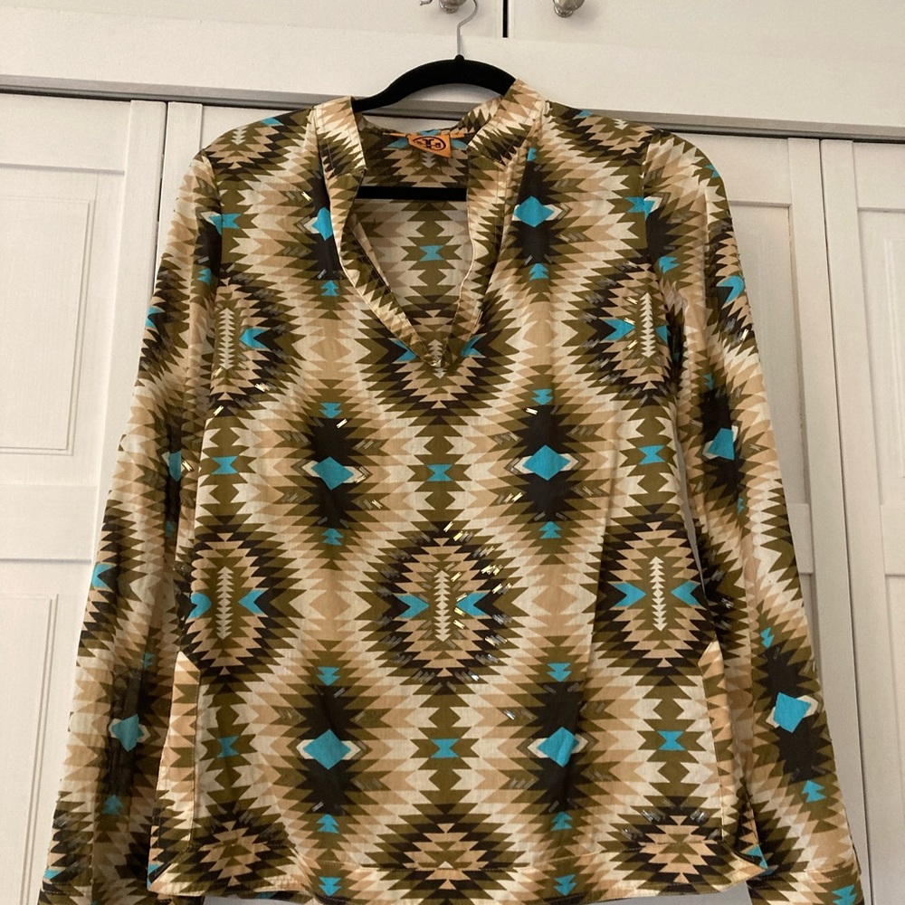 Striking Tory Burch tunic/coverup